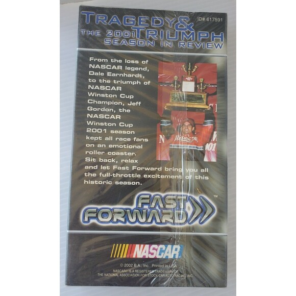 Nascar Sealed VHS Winston Cup Full Throttle Fast Forward 2001 Season Jeff Gordon - Picture 3 of 8